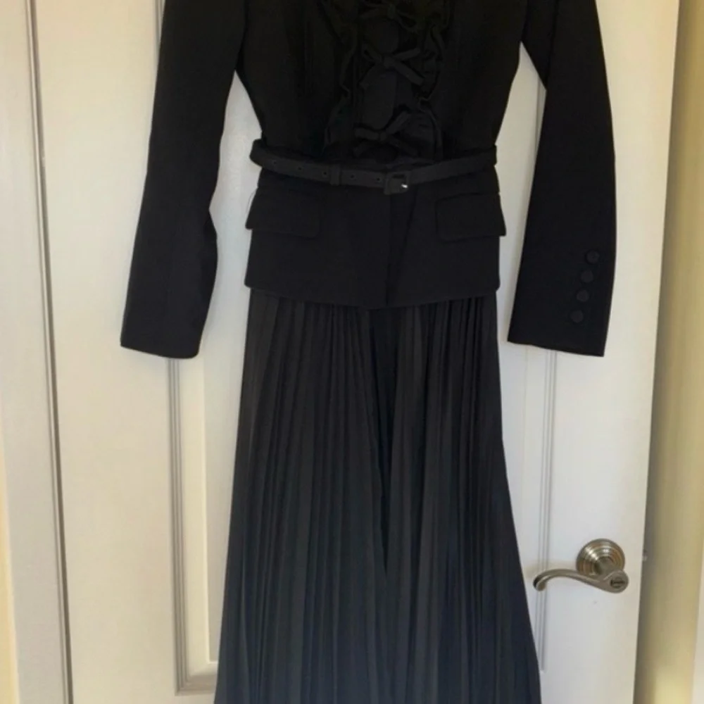 Self-Portrait Blazer Pleated Skirt Dress - Picture 8 of 8